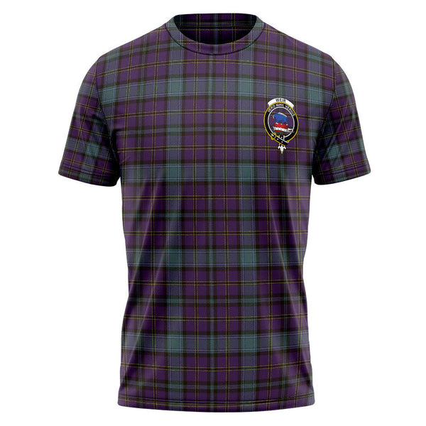 Weir Weathered Clan Badge Tartan T-Shirt