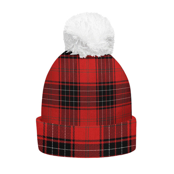 Wemyss Modern Clan Badge Tartan Bobble Beanie Hat
