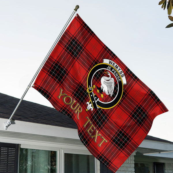 Wemyss Modern Clan Badge Tartan House Flag