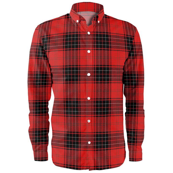 Wemyss Modern Clan Badge Tartan Long Sleeve Shirt