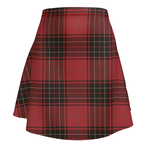 Wemyss Weathered Clan Badge Tartan Flared Skirt