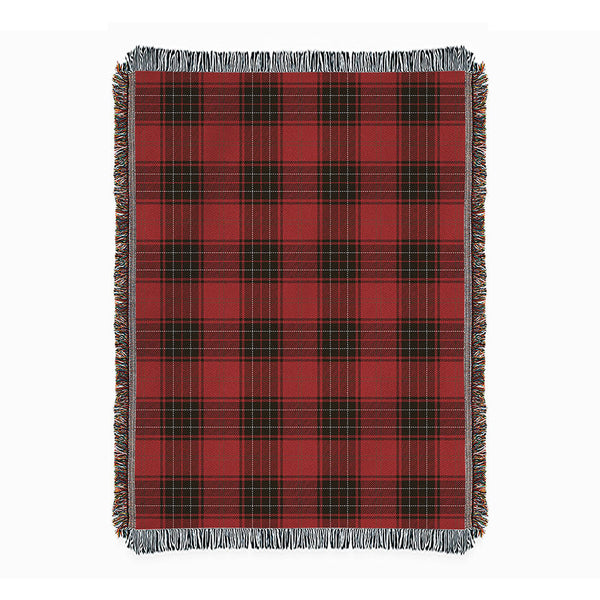 Wemyss Weathered Clan Badge Tartan Woven Blanket