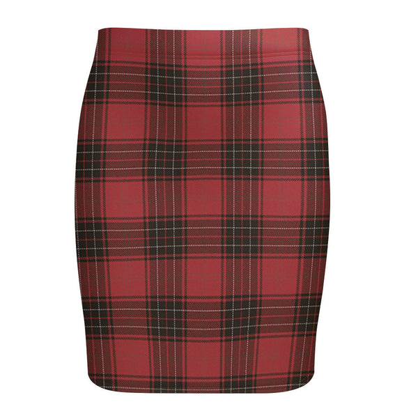 Wemyss Weathered Tartan Fitted Skirt