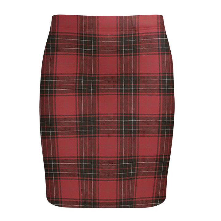 Wemyss Weathered Tartan Fitted Skirt