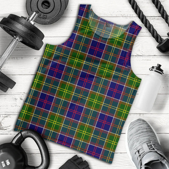 Whitefoord Modern Clan Badge Tartan Men Tank Top