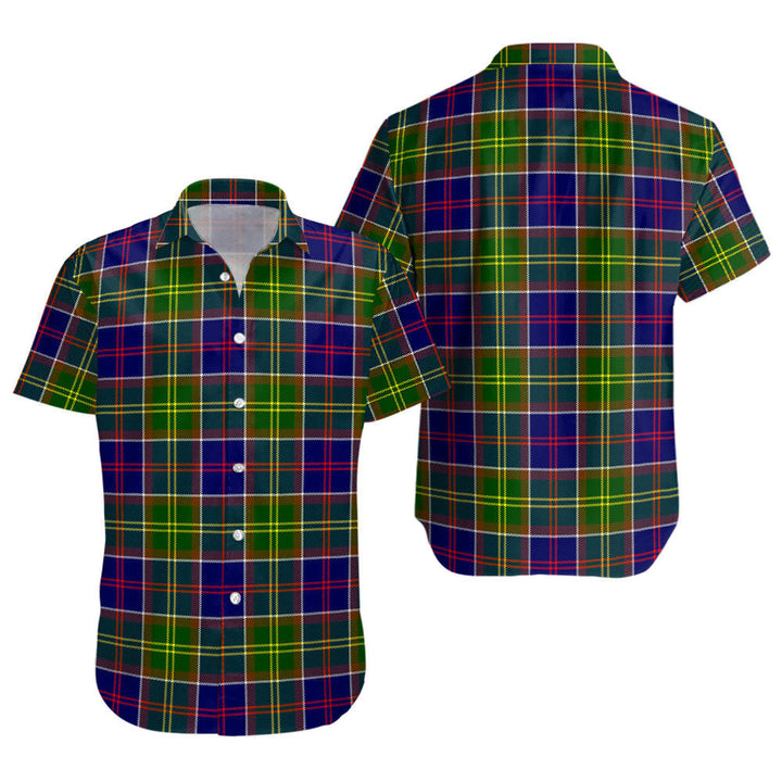 Whitefoord Modern Clan Badge Tartan Short Sleeve Shirt