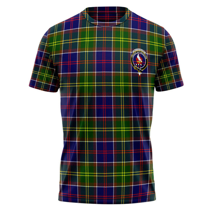 Whitefoord Modern Clan Badge Tartan T-Shirt