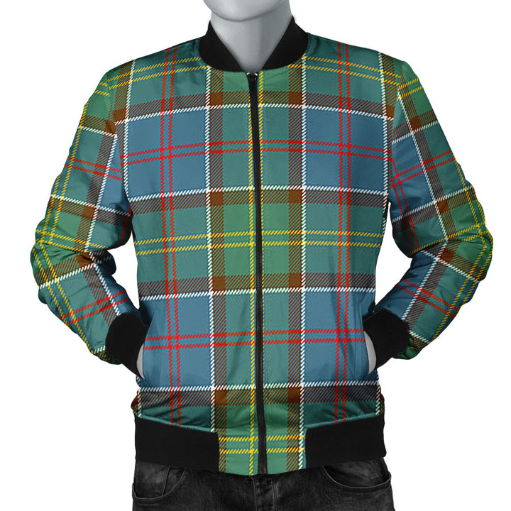 Whitelaw District Clan Badge Tartan Bomber Jacket