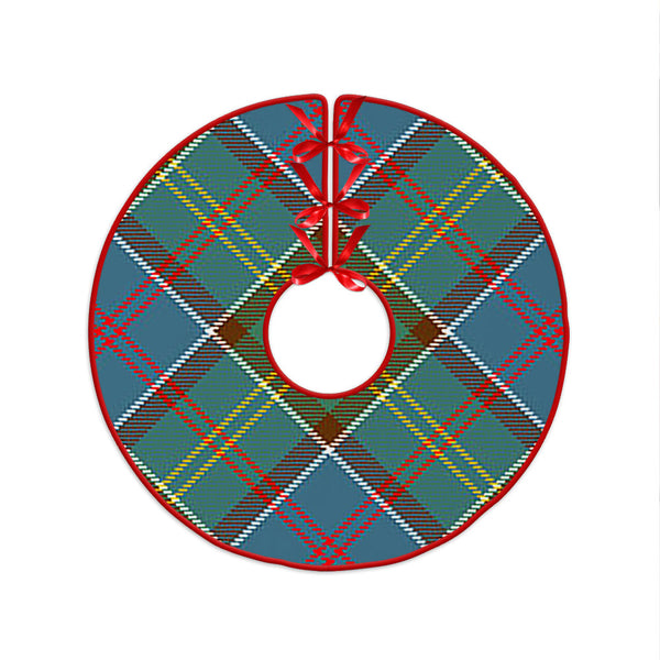 Whitelaw District Clan Badge Tartan Christmas Tree Skirt