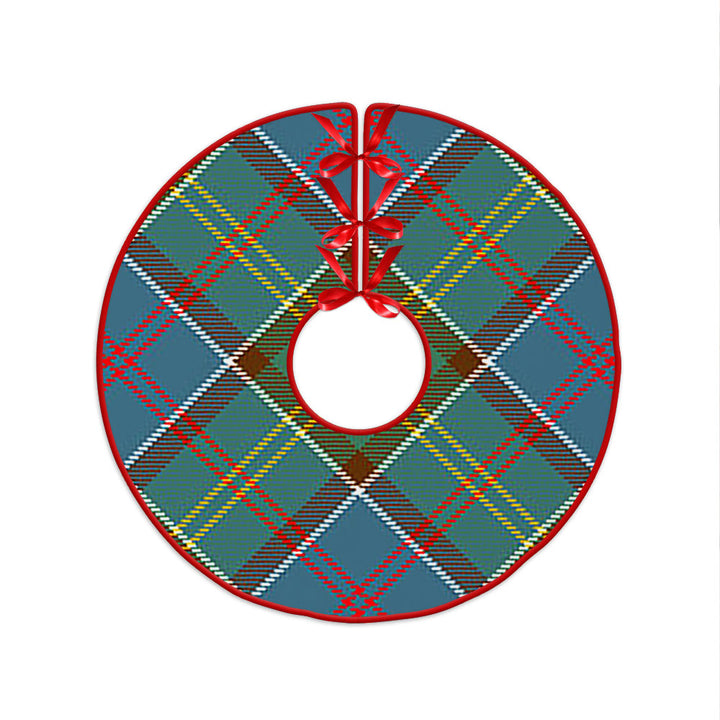 Whitelaw District Clan Badge Tartan Christmas Tree Skirt