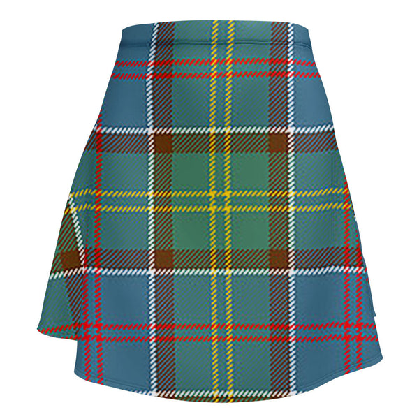 Whitelaw District Clan Badge Tartan Flared Skirt