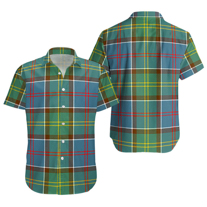 Whitelaw District Clan Badge Tartan Short Sleeve Shirt