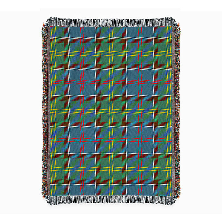Whitelaw District Clan Badge Tartan Woven Blanket