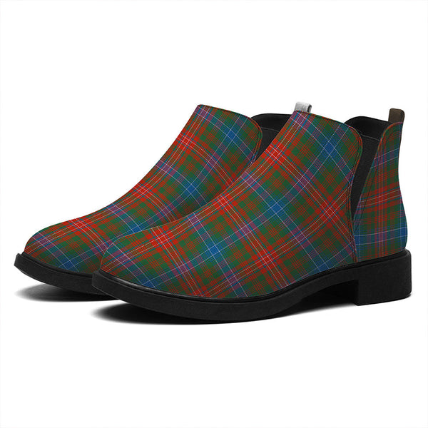 Wilson Ancient Tartan Flat Ankle Boots