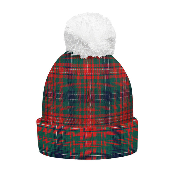 Wilson Modern Clan Badge Tartan Bobble Beanie Hat