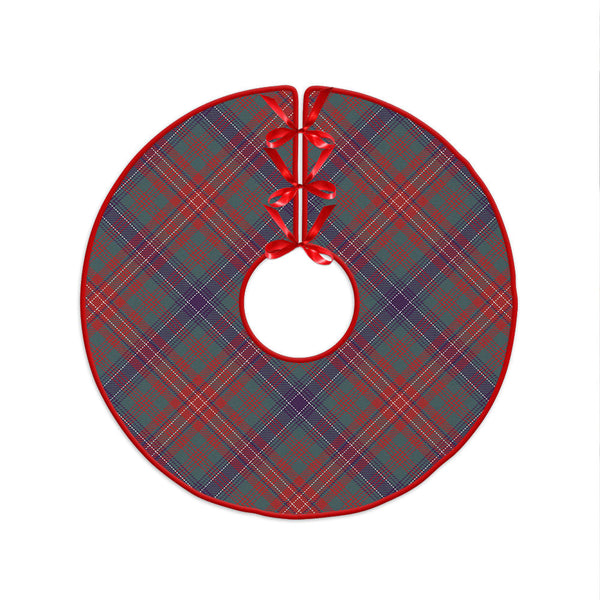 Wilson Weathered Clan Badge Tartan Christmas Tree Skirt