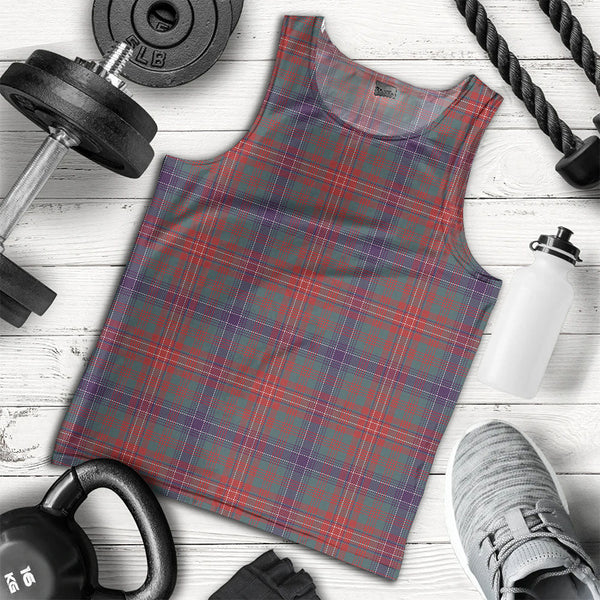 Wilson Weathered Clan Badge Tartan Men Tank Top