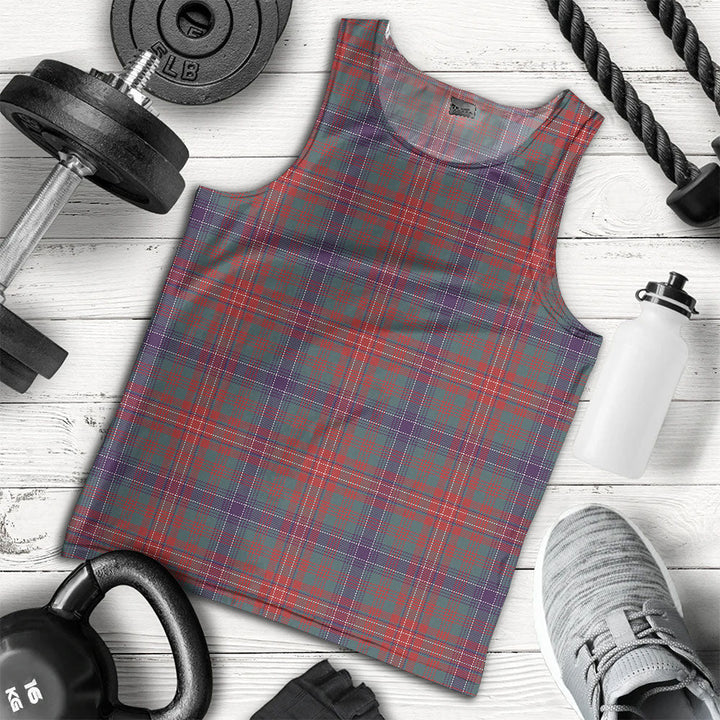 Wilson Weathered Clan Badge Tartan Men Tank Top