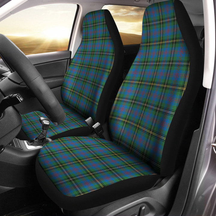 Wood Ancient Clan Badge Tartan Car Seat Covers