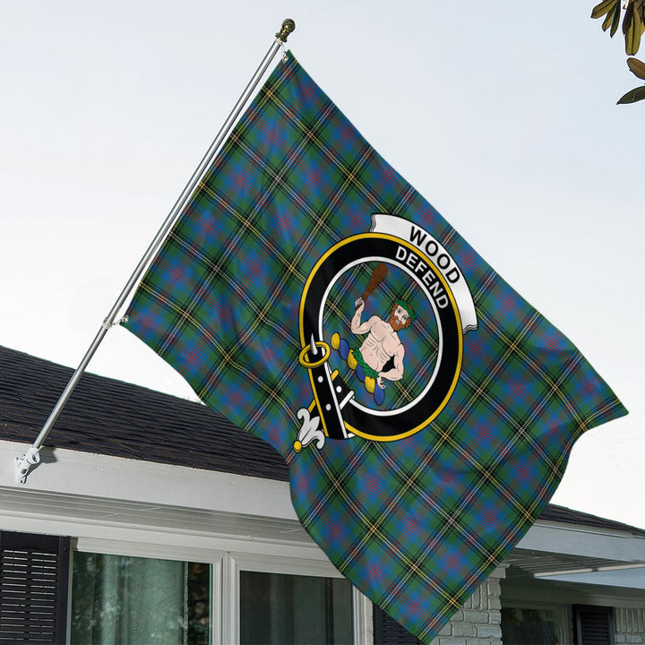 Wood Ancient Clan Badge Tartan House Flag