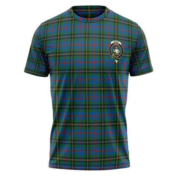 Wood Ancient Clan Badge Tartan T-Shirt