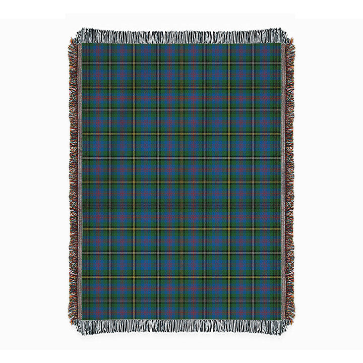 Wood Ancient Clan Badge Tartan Woven Blanket