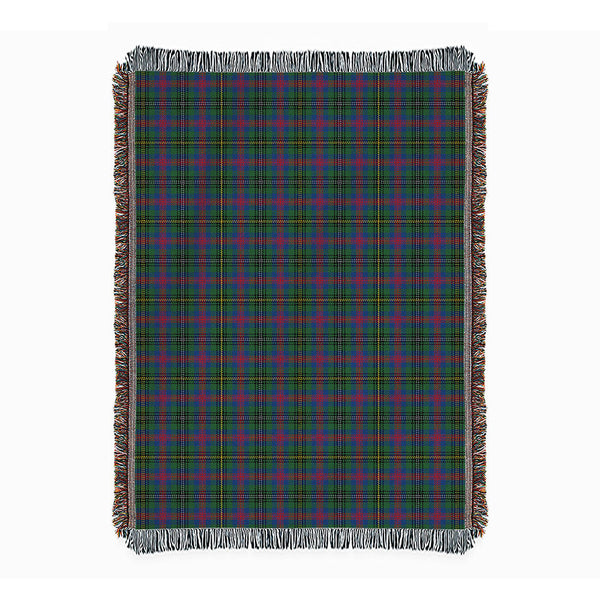 Wood Modern Clan Badge Tartan Woven Blanket