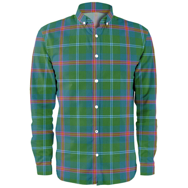 Young Ancient Clan Badge Tartan Long Sleeve Shirt