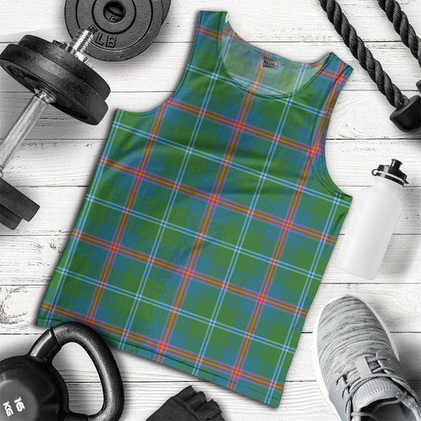 Young Ancient Clan Badge Tartan Men Tank Top