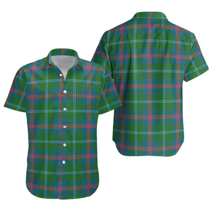 Young Ancient Clan Badge Tartan Short Sleeve Shirt