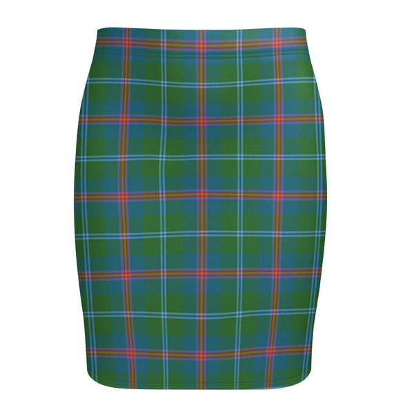 Young Ancient Tartan Fitted Skirt