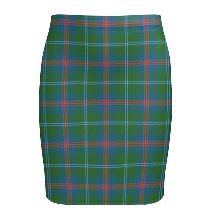 Young Ancient Tartan Fitted Skirt
