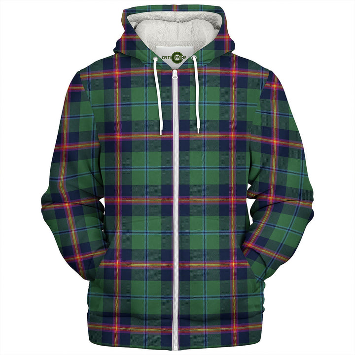 Young Modern Tartan Sherpa Hoodie
