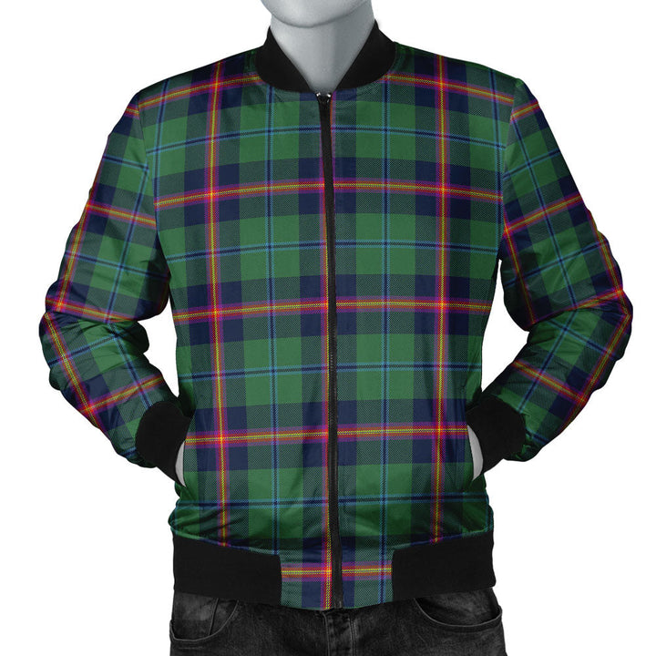 Young Modern Clan Badge Tartan Bomber Jacket
