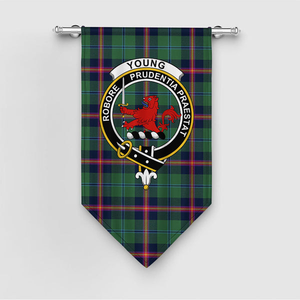 Young Modern Clan Badge Tartan Gonfalon