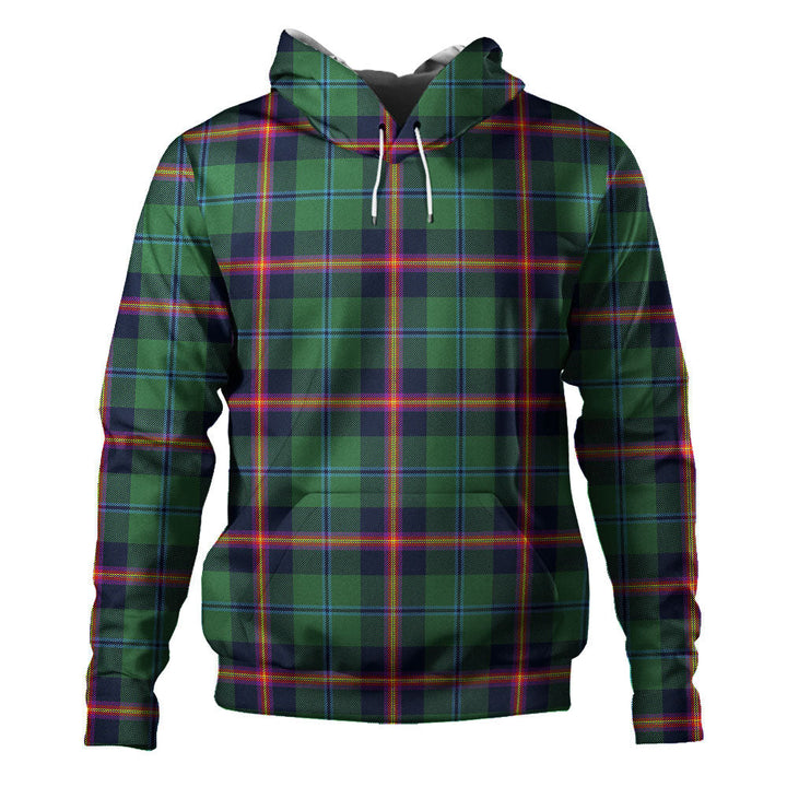 Young Modern Clan Badge Tartan Hoodie