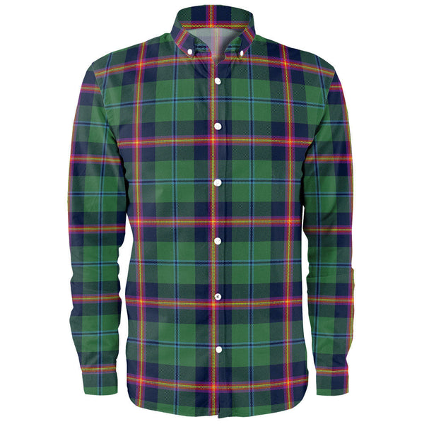 Young Modern Clan Badge Tartan Long Sleeve Shirt