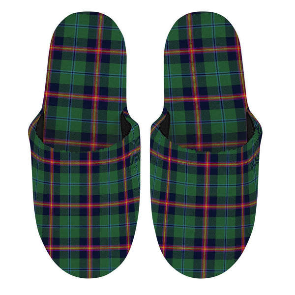 Young Modern Clan Badge Tartan Mop Slippers