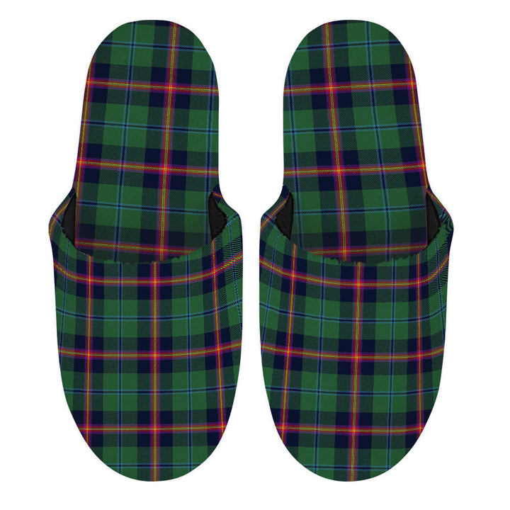 Young Modern Clan Badge Tartan Mop Slippers