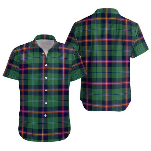 Young Modern Clan Badge Tartan Short Sleeve Shirt