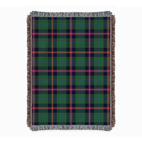 Young Modern Clan Badge Tartan Woven Blanket