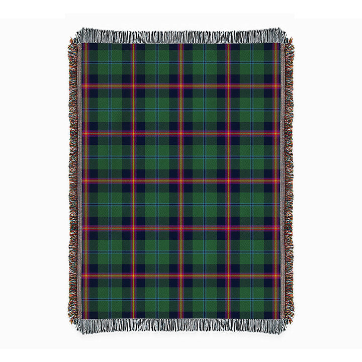 Young Modern Clan Badge Tartan Woven Blanket