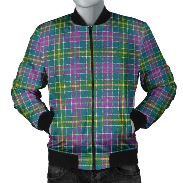Yule Ancient Clan Badge Tartan Bomber Jacket