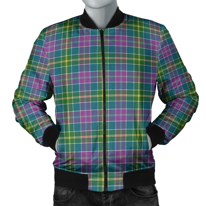 Yule Ancient Clan Badge Tartan Bomber Jacket