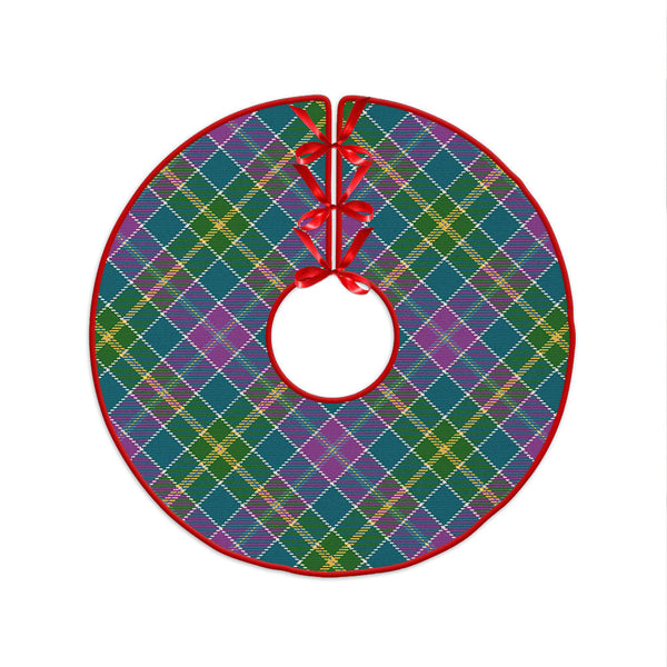 Yule Ancient Clan Badge Tartan Christmas Tree Skirt