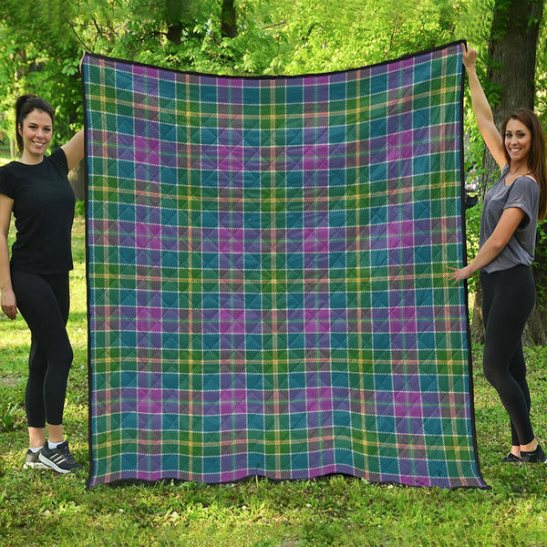 Yule Ancient Clan Badge Tartan Premium Quilt