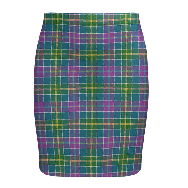Yule Ancient Tartan Fitted Skirt