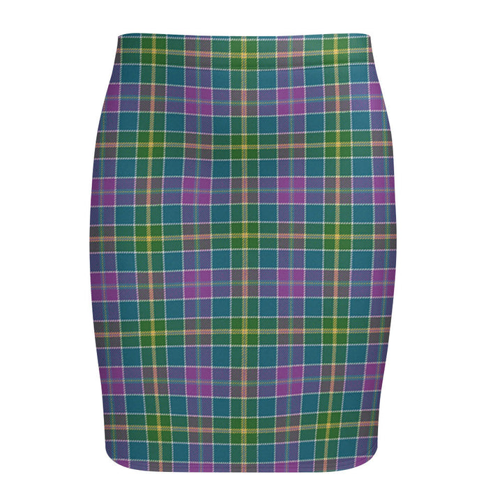 Yule Ancient Tartan Fitted Skirt