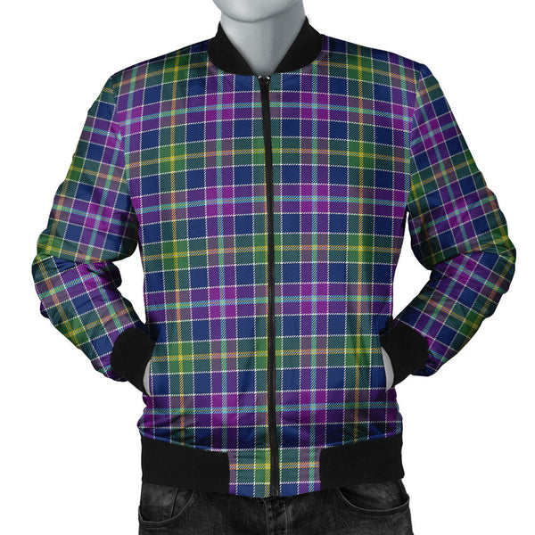 Yule Modern Clan Badge Tartan Bomber Jacket