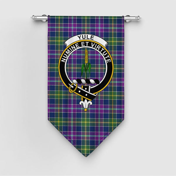 Yule Modern Clan Badge Tartan Gonfalon